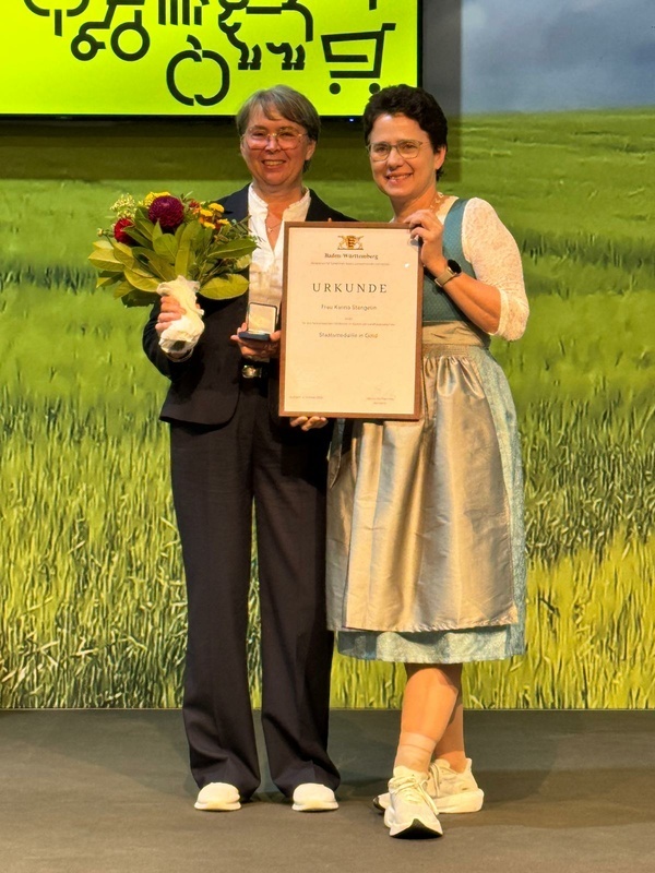 Vizepräsidentin Karina Stengelin und Marion Gentges, Ministerin für Ländlichen Raum, Landwirtschaft und Heimat Vizepräsidentin Karina Stengelin und Marion Gentges, Ministerin für Ländlichen Raum, Landwirtschaft und Heimat